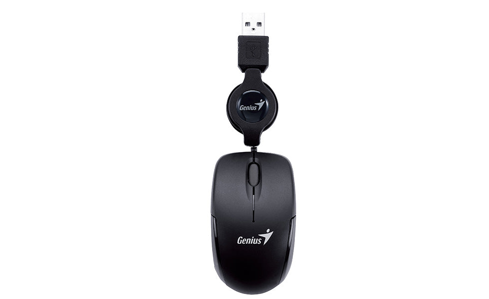 Mouse Genius Micro Traveler Retractil V2 Usb Black