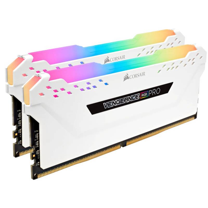 Memoria Ram Corsair Ddr4 16gb (2x8gb) 3200mhz Vengeance rgb pro white