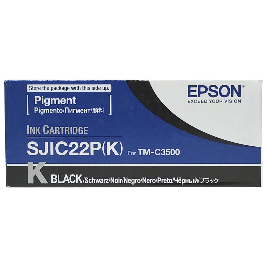 Cartucho de tinta negro EPSON para TM-C3500