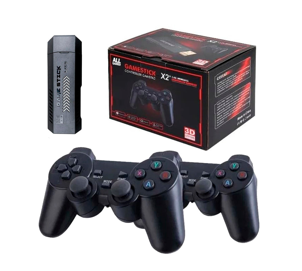 Consola Retro Game Stick X2 Plus 4k 20000 Juegos 64gb Hdmi