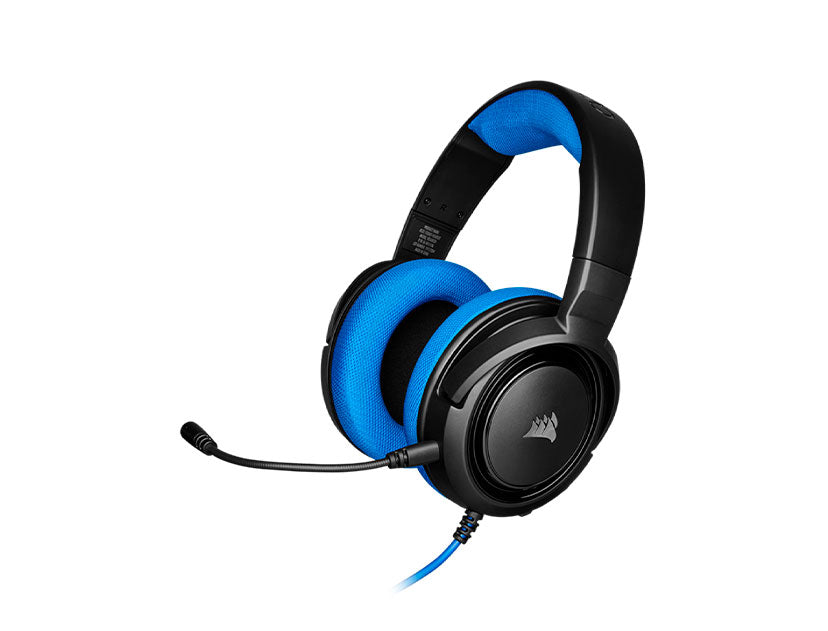 Auriculares Corsair Hs35 Gaming Blue Pc/ps4/xbox con microfono azul