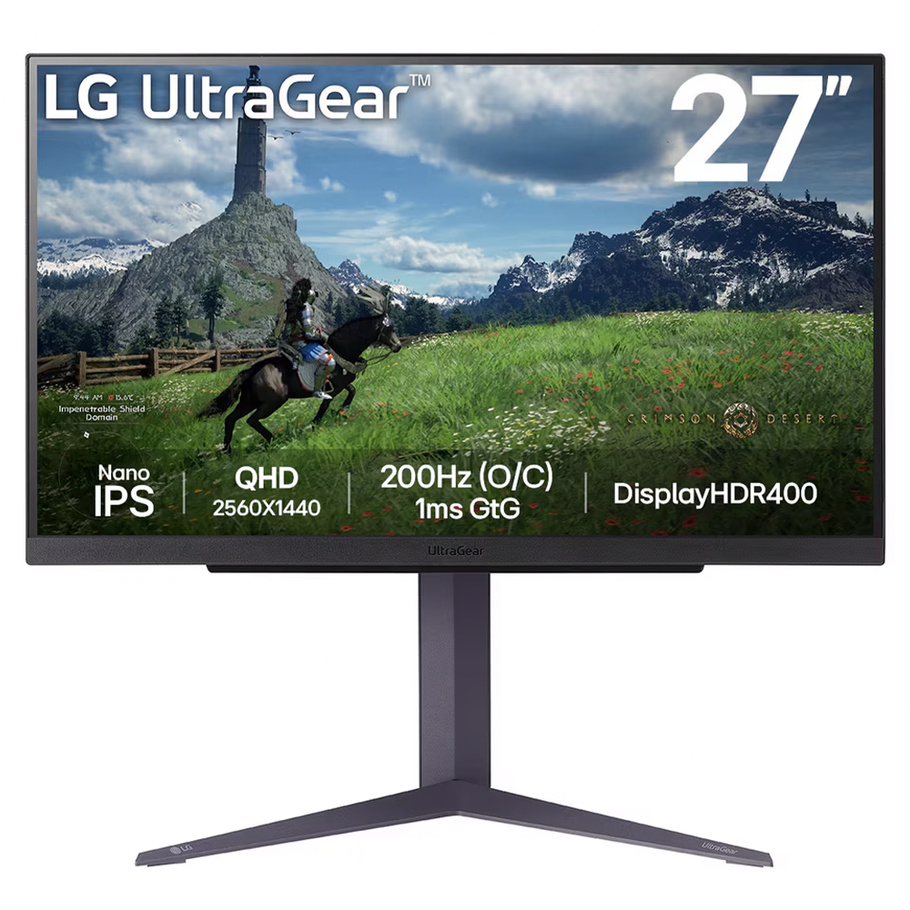 Monitor gamer Lg 27" 27GS85Q-B nano ips qhd 180hz