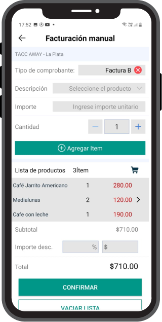 Software Facturacion Electronica Movil Celular Afip Baiwang