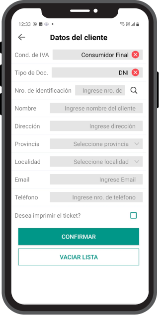 Software Facturacion Electronica Movil Celular Afip Baiwang