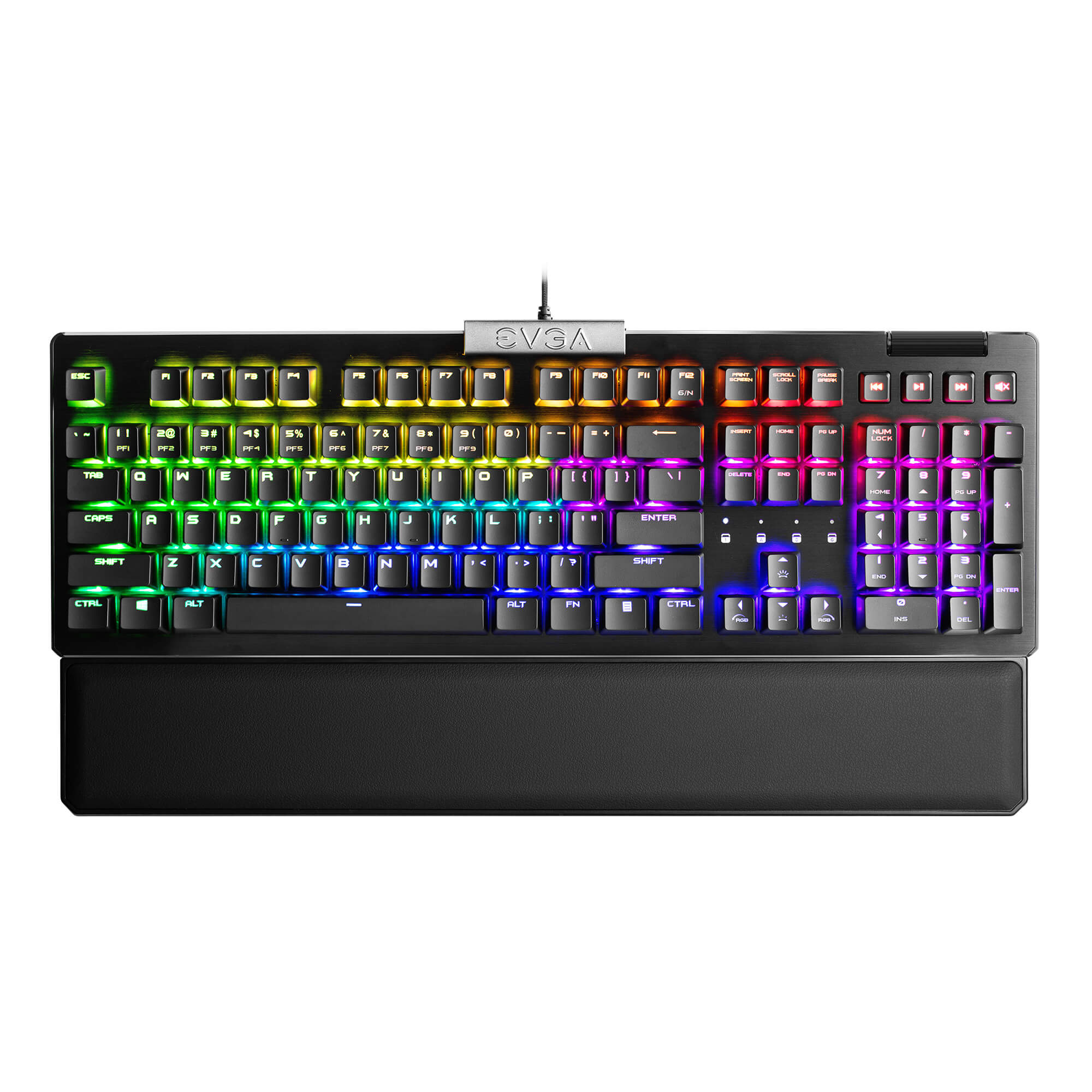 Teclado Gamer EVGA Z15 RGB color CLICR