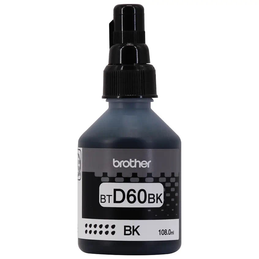 Cartucho De Tinta Original Brother Bt-d60 Bk Negra 6500 Paginas