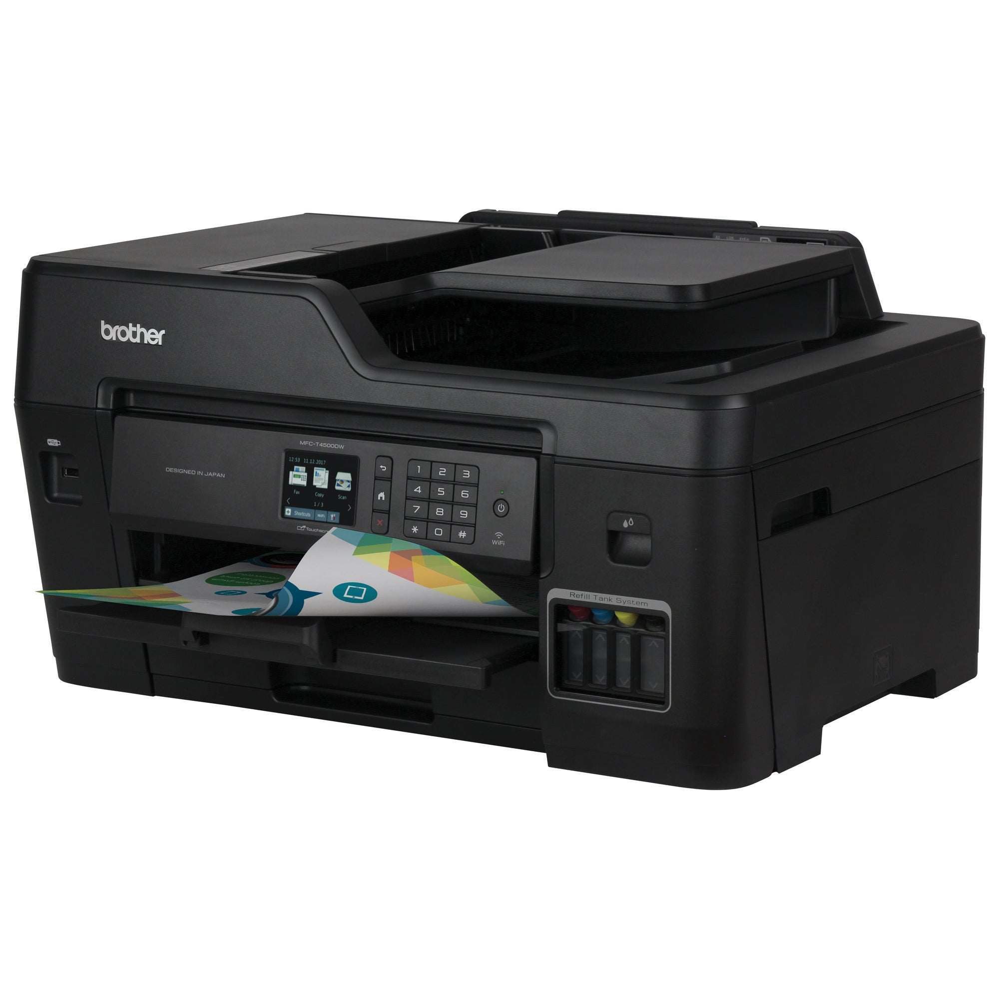 Impresora Multifuncion Brother Mfc-T4500dw A3 Color Sistema Continuo