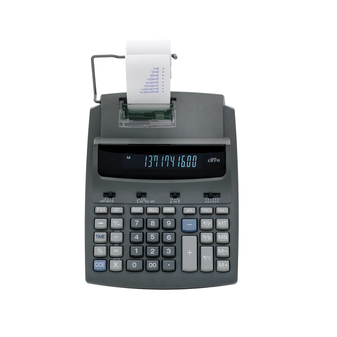 Calculadora Cifra PR-255T con Impresor de Uso Intensivo