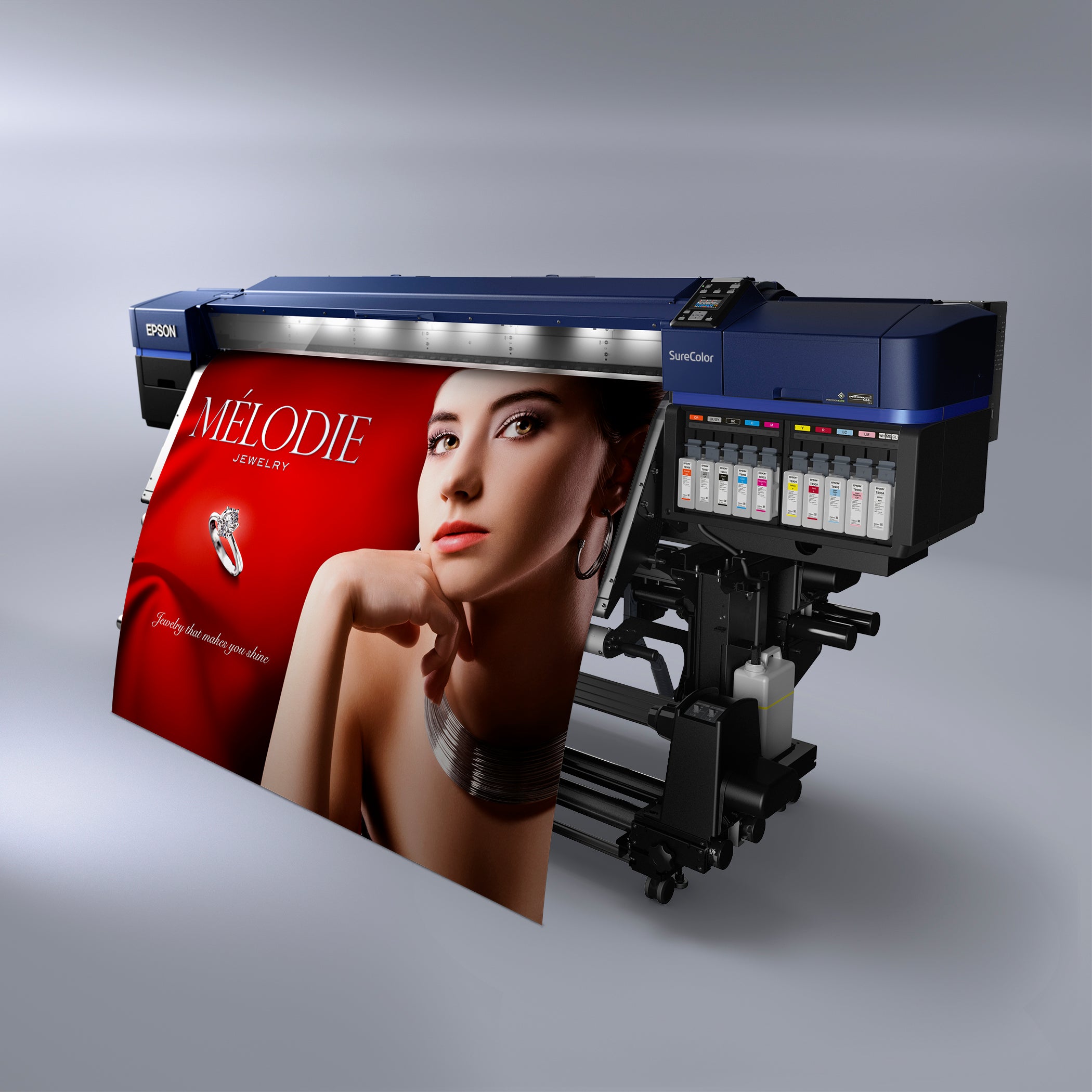 Impresora A Color Plotter Epson SureColor S80600L 10 colores 162 cm