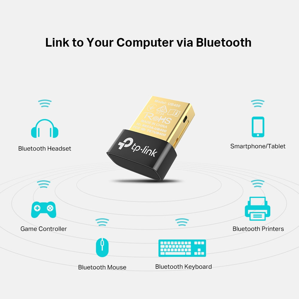 Adaptador Usb Bluetooth Tp-link Ub400 Nano Pc Notebook