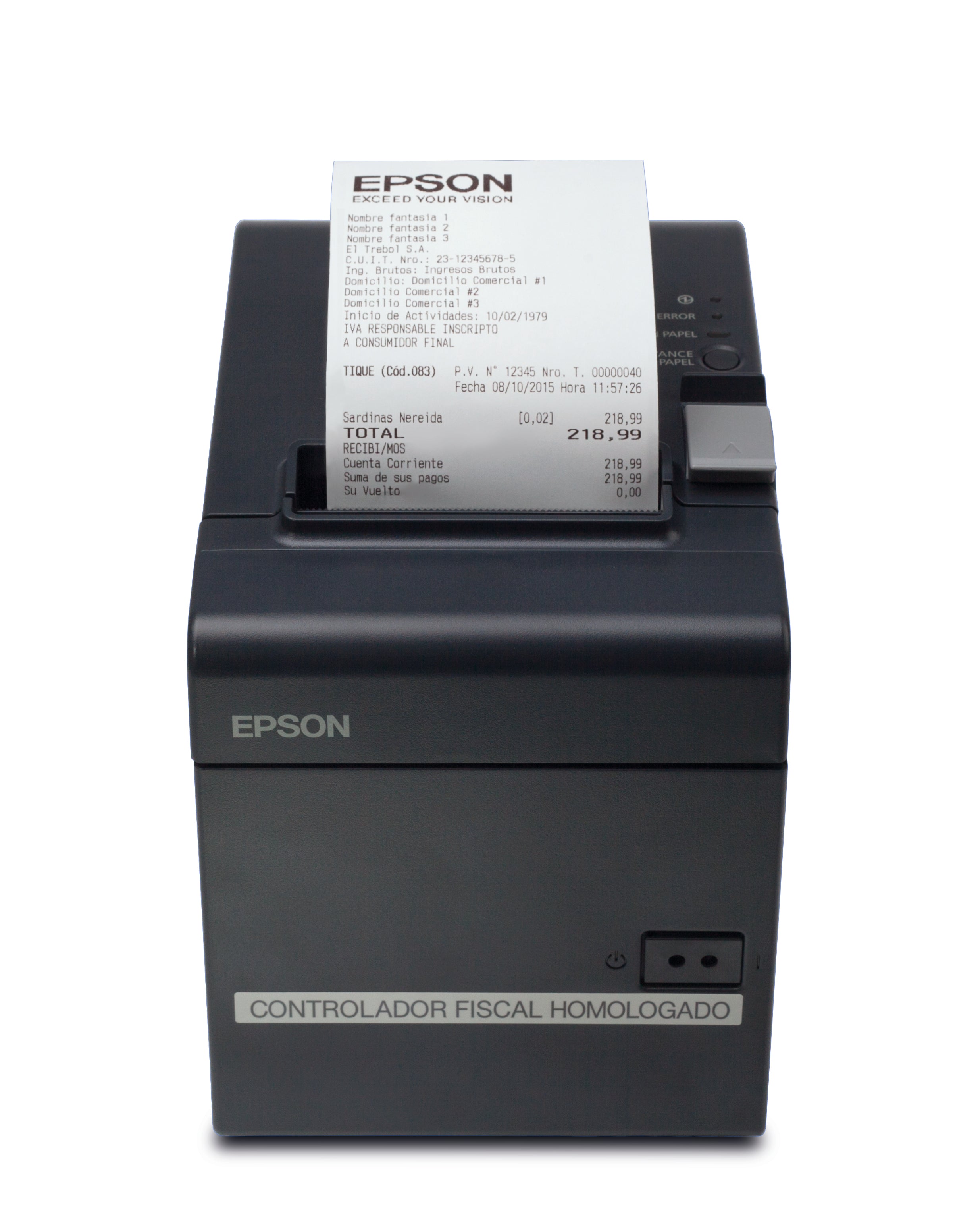 Controlador Impresora Fiscal Epson Tm T900 Nueva Generacion Homologada Afip