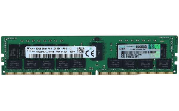 Memoria HPE 2933 32G DDR4 RDIMM G10