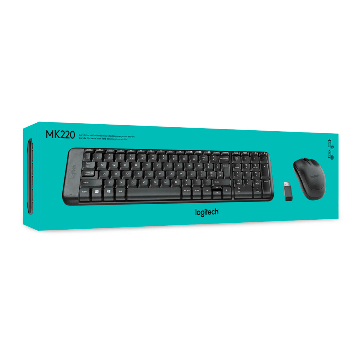 Kit Teclado Y Mouse Inalambrico Mk220 Logitech