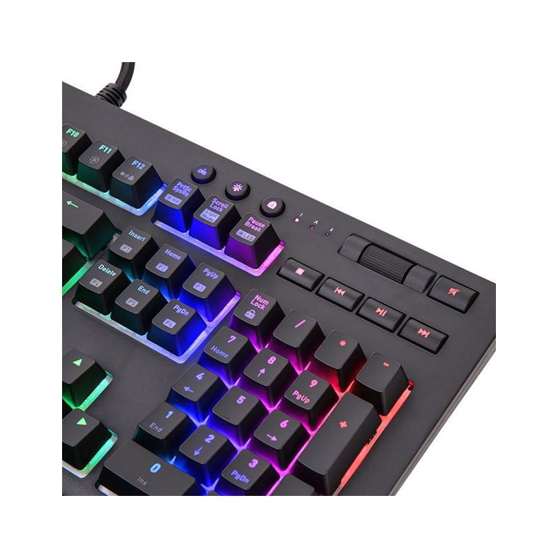 Teclado Gamer Tt Sports Premium Negro Rgb Español