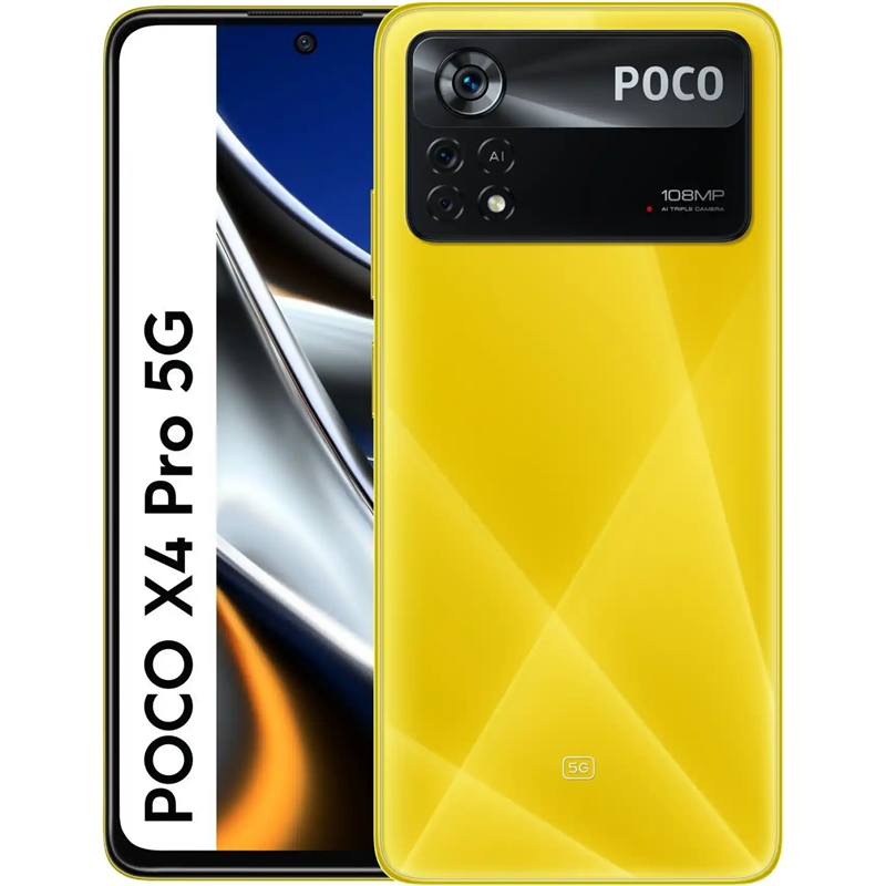 Celular Xiaomi Poco X4 pro 5g 6gb +128gb yellow