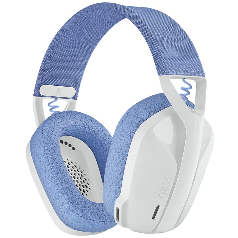 Auriculares inalambricos con Microfono Logitech G435 Blanco RGB